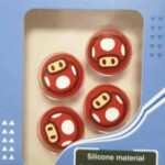 Защитные резинки Grips на геймпад для PS5 (GP5-1611) (Марио - красный Гриб) (4 шт.)