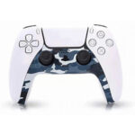 Декоративная насадка для геймпада PS5 DualSence (blue camuflage)