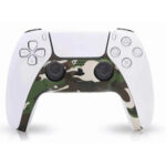 Декоративная насадка для геймпада PS5 DualSence (green camuflage)