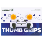 Накладки Artplays Thumb Grips для геймпада PS5 DualSense (2 шт.) (оранжевые)